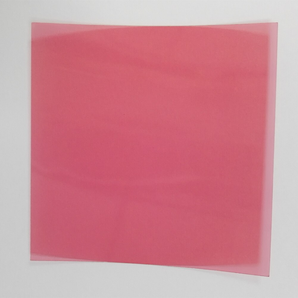 2pcs 20×20CM Color Polarization Linear Polarizing Film Sheets,Polarized Lens Polar Optical Filters With Adhesive for G-Shock LCD: Red Color