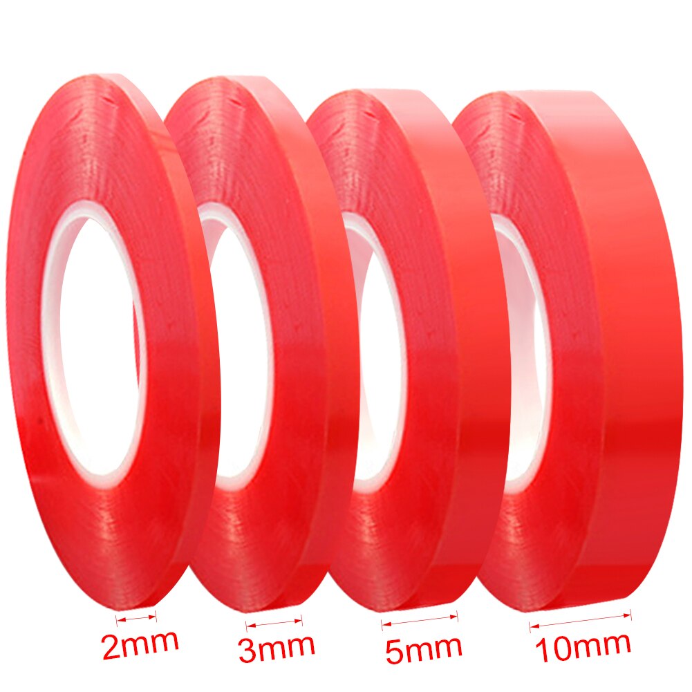 4pcs Phone Repair Tape LCD Touch Screen Restore Double Sided Tape Cell Phone Adhesive Tape 2mm/3mm/5mm/10mm x 25M