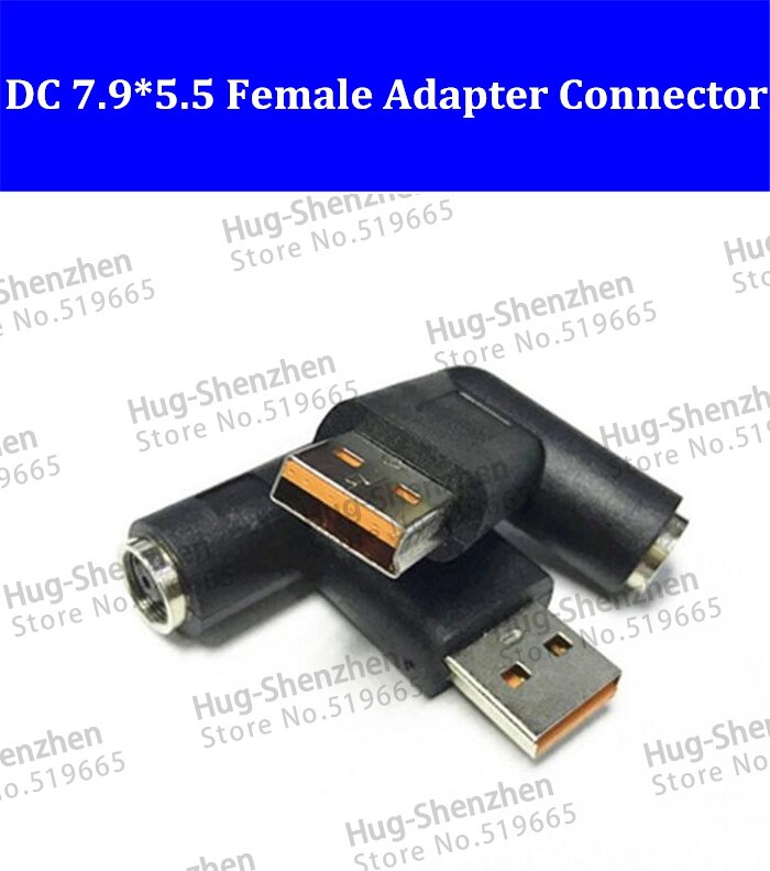 DC 7.9*5.5mm vrouwelijke DC Jack power adapter connector voor Lenovo conenctor Laptop-3 stks/partij