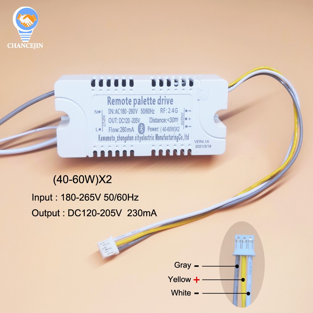 App Controle Led Transformator Dimbare & Kleur Verwisselbare Led Driver 2.4G Remote Lamp Adapter Voor Kroonluchter Plafondlamp Downlight