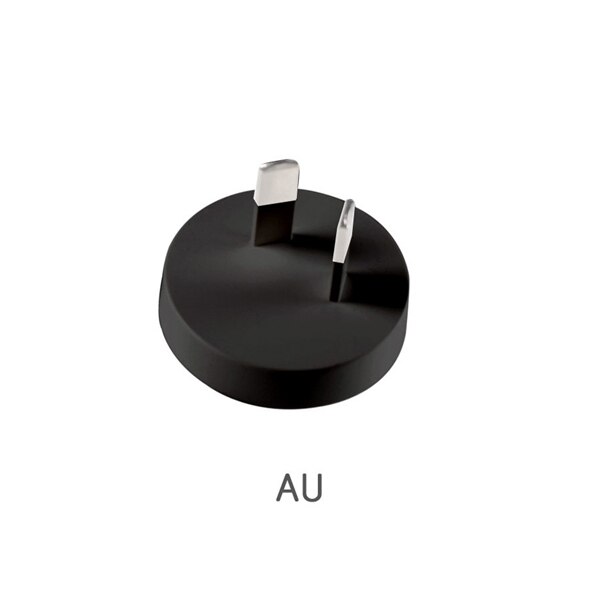 Eu/Au/Uk/Kr Plug Adapter Converter Voor Onze Lader: Only Black AU Plug