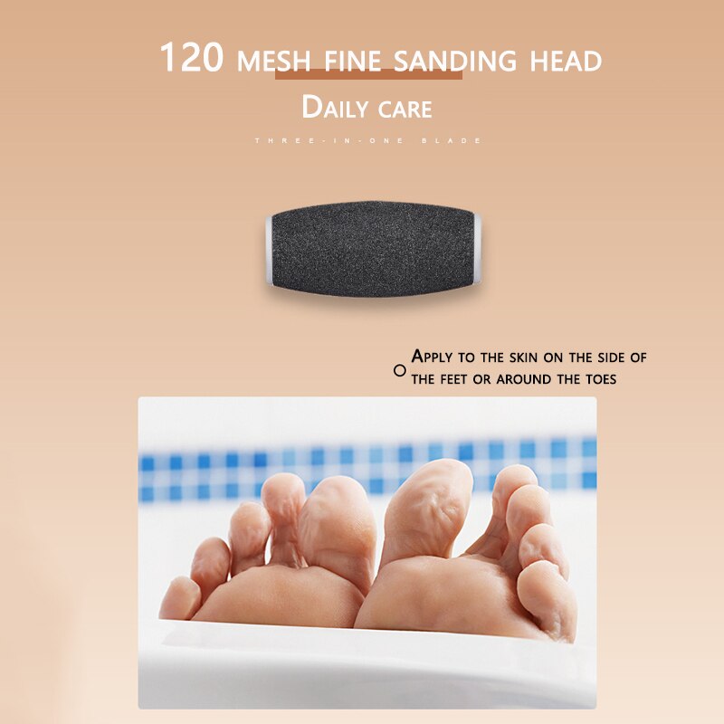 4in1 Rechargeable electric foot file callus remover machine pedicure device foot care tool feet for heels remove dead skin
