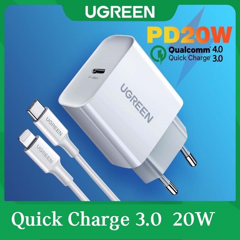 Quick Charge PD Charger 20W QC4.0 QC3.0 USB Type C Fast Charger For IPhone 12 X Xs 8 Xiaomi Phone PD Charger 4.0 3.0 QC