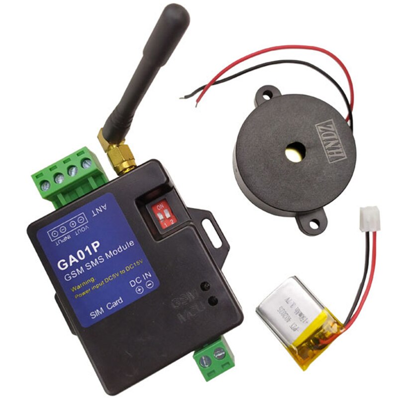 GA01P Mini Gsm Alarm Systemen Sms Alarmen Beveiligingssysteem Oplaadbare Batterij Voor Stroomuitval Alert