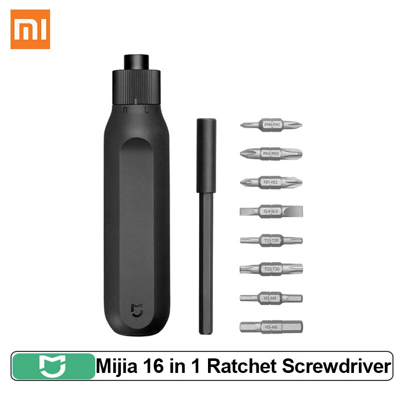 Xiaomi Mijia 16 in 1 Ratsche Schraubendreher Hause Hohe Präzision Torx Kreuz 20Nm DIY Schraube Fahrer S2 Bits Reparatur Werkzeuge