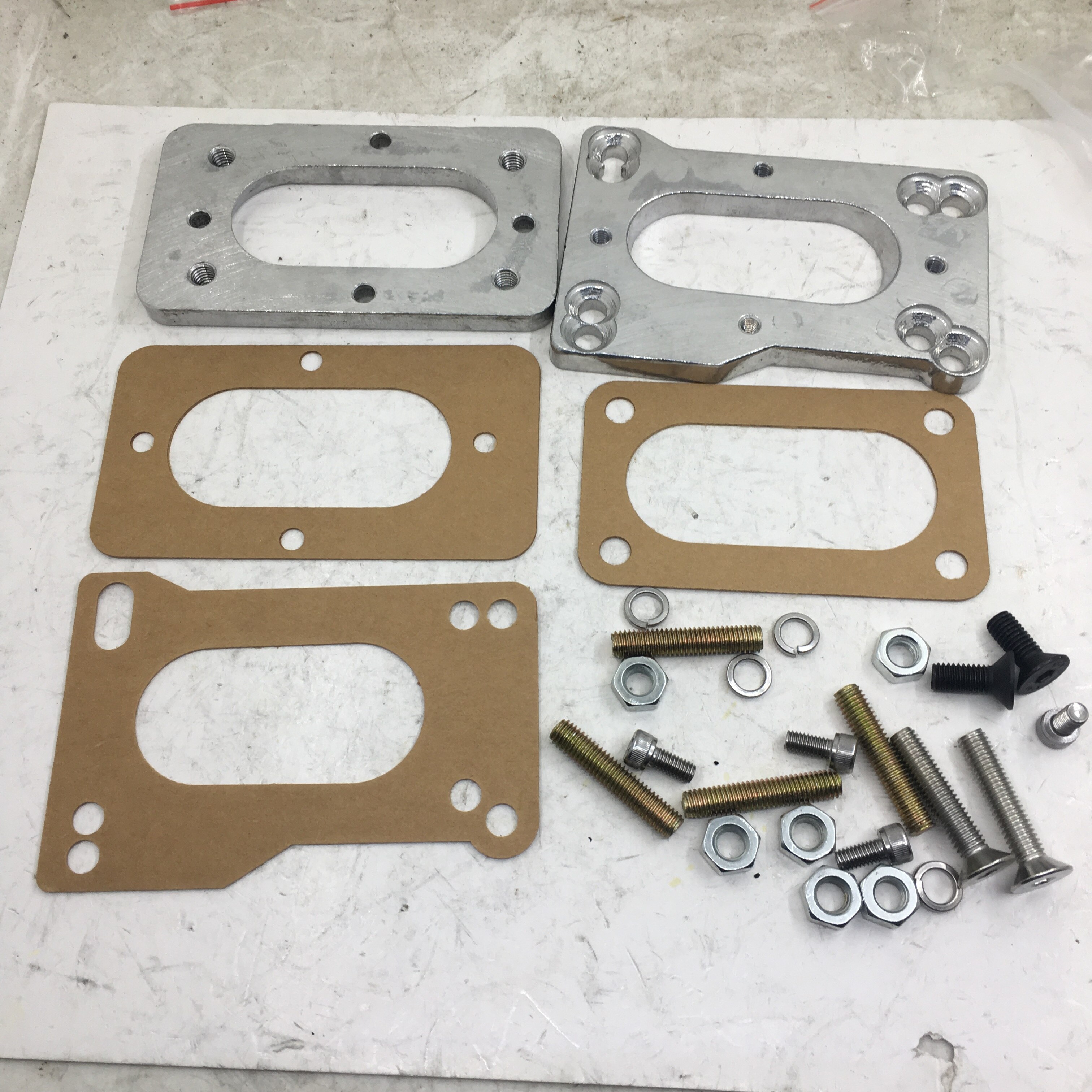 SherryBerg fajs EMPI carburettor carb Carburetor adapter kit for Toyota 22R 20R Weber gaskets hardware 32/36 dgv dgev dgav