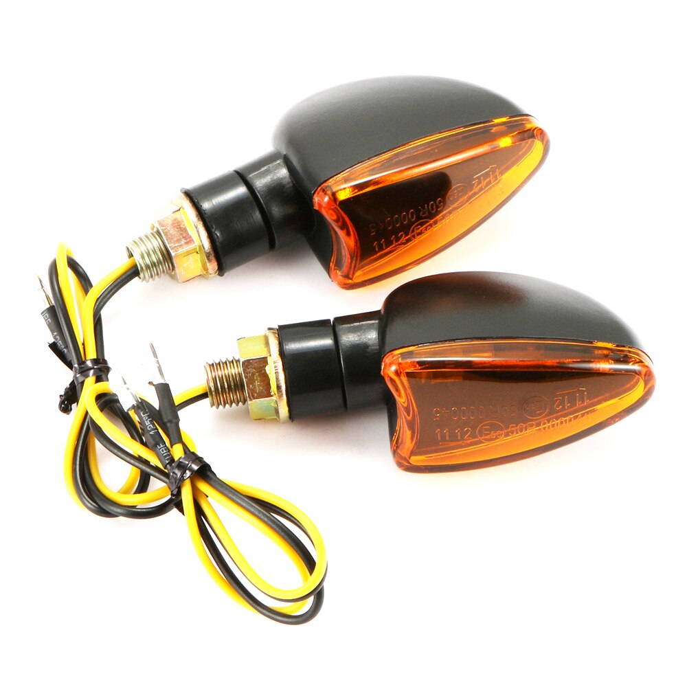 2 Stuks Universele Motorfiets Richtingaanwijzer Licht Amber Flashers Verlichting Motor Lamp Super Heldere Custom Achterlicht