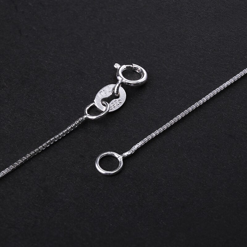 Lotus Spaß Echt 925 Sterling Silber Edlen Schmuck Klassische Box Halskette Kette für Frauen Acessorio Collier