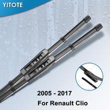 YITOTE Ruitenwissers voor Renault Clio III/IV Bajonet Armen Model Jaar 2005