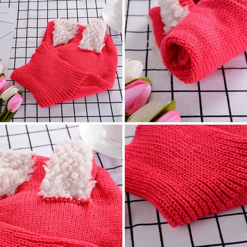 Bonnet Hiver Enfant Fait Main - Rose/bleu/violet - Taille Bambin