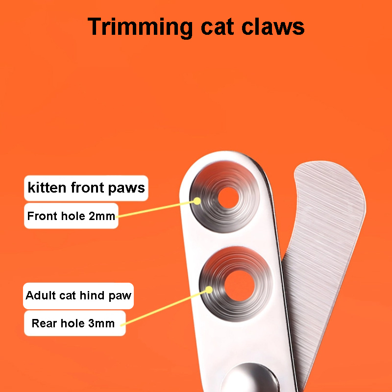 Cortauñas para mascotas, cortador de garras para cachorros de acero inoxidable para perros y gatos pequeños, tijeras para uñas para gatos, cortaúñas para el cuidado