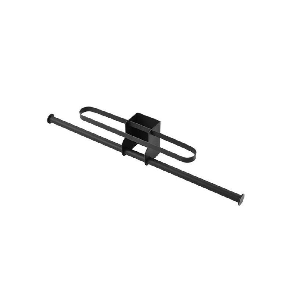 Ganchos adhesivos para sombreros de acero inoxidable, organizador de gorras, soporte para colgar, toallero, estante para trapos, almacenamiento de paredes, estante de acabado para Baño: Blanco