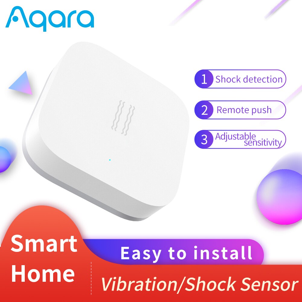 Aqara Vibration Sensor Shock Sensor Vibrator Zigbee Gateway Smart Alarm Motion Sensor Detection for Xiaomi Mijia APP