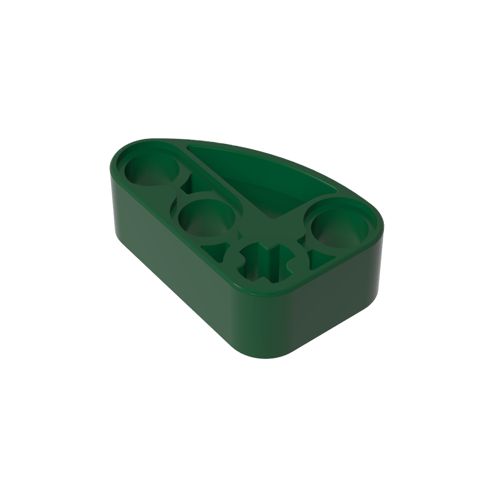 Moc Technic Beam 2x3 a forma di L con quarti ellisse blocchi spessi parti compatibili 71708 blocchi di costruzione fai da te mattoni giocattoli per bambini: Grigio chiaro