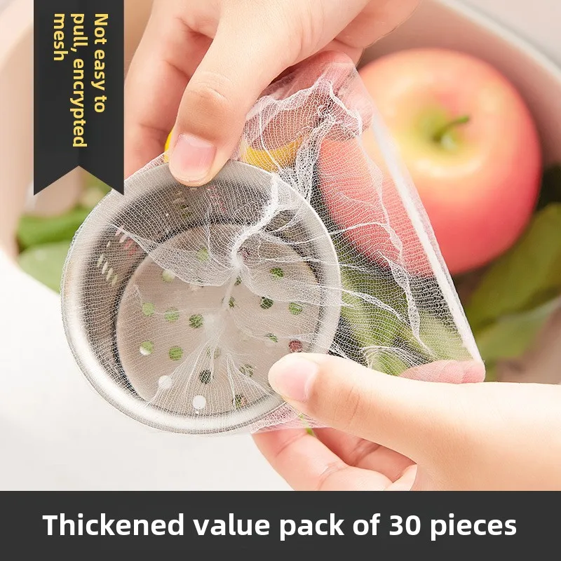 Wegwerp gootsteenzeefje - Afvoerfilter voor wastafels, kommen en gootsteenaccessoires voor voedselafval