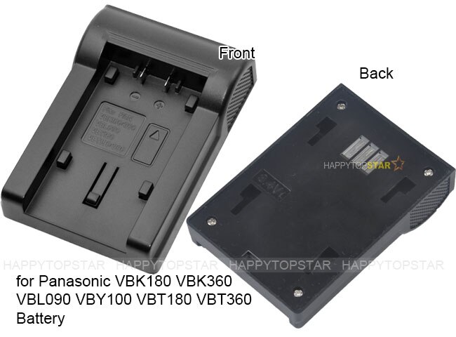 Gniazdo płyta panelu dla podwójny cyfrowy wyświetlacz LCD szybka ładowarka dla VBK180 VBK360 VBL090 VBY100 VBT180 VBT360 VW-BC10 HDC-TM90 SD90