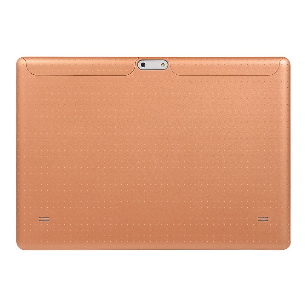 KT107 Plastic Tablet 10.1 Inch HD Large Screen Android 8.10 Version Portable Tablet 8G+64G Gold Tablet Gold EU Plug