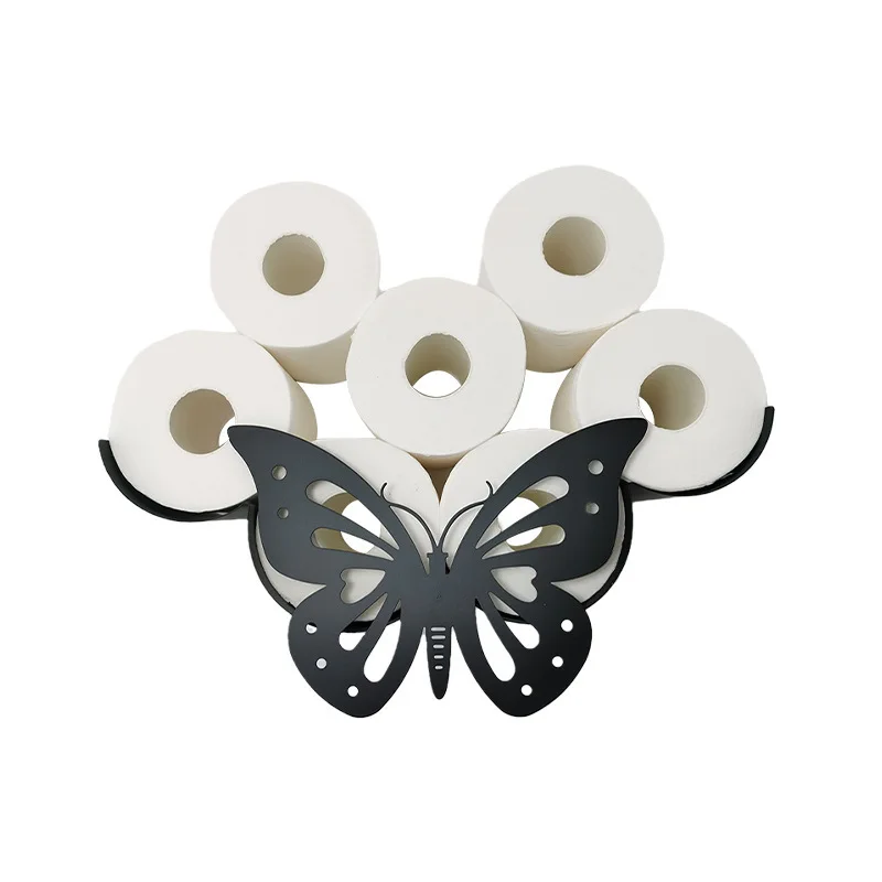 Toilet Paper Holder Steel Bathroom Wall Decoration Kitchen Paper Holder Storage Towel Roll Holder Home Accessories