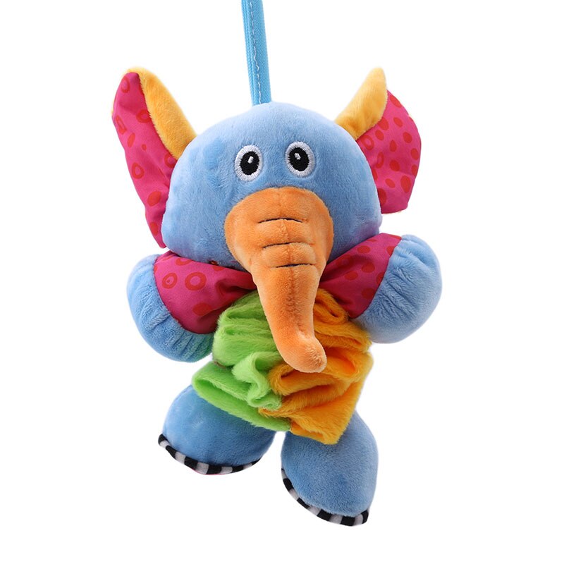 Degin dieren melodie puur muzikaal touw trekkoord baby rammelaar zacht pluche ringbel pop babybedje ledikant hangend speelgoed