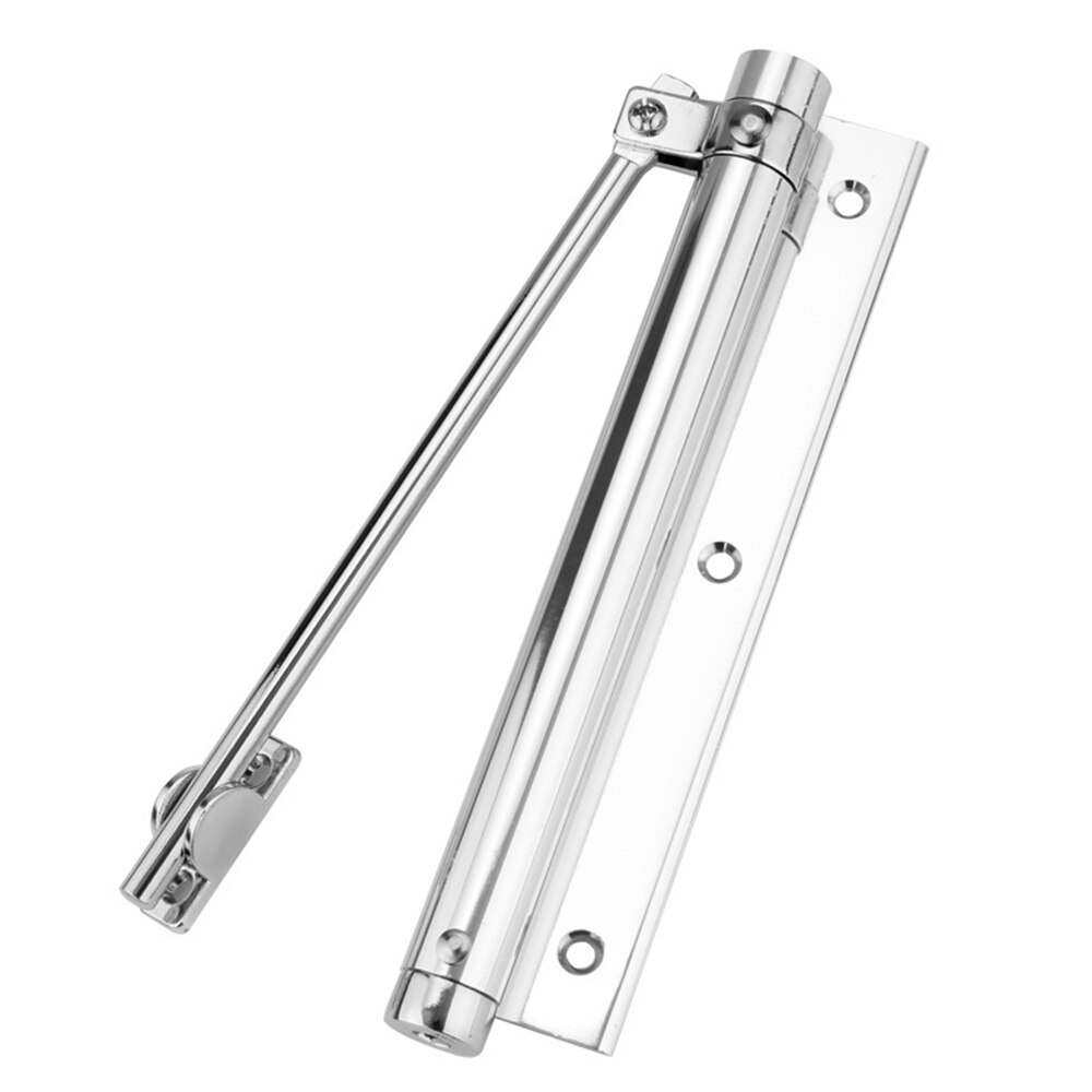 Fittings Door Spring Adjustable LockAutomatic Door Closer Adjustable Space Aluminum Surface Mounted Home Door Hardware