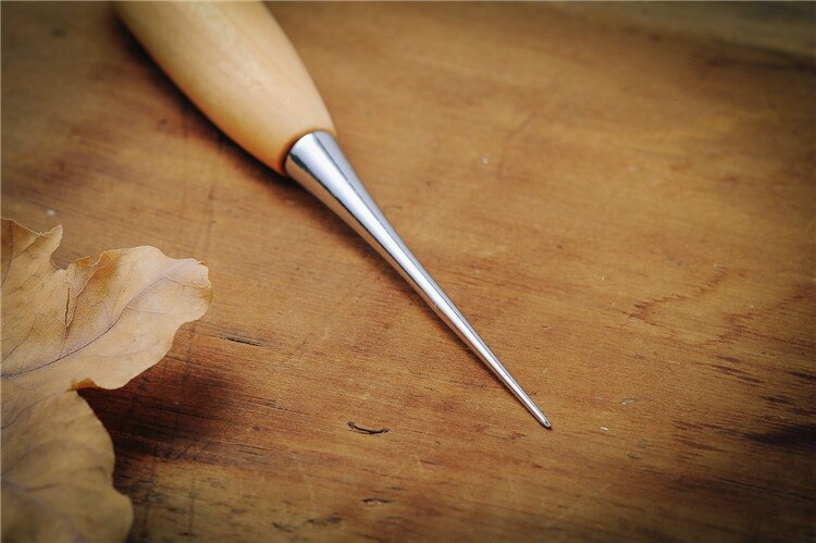 TMISHION Cornet De Glace Avec Manche En Bois Broyeur à Glace Manche En