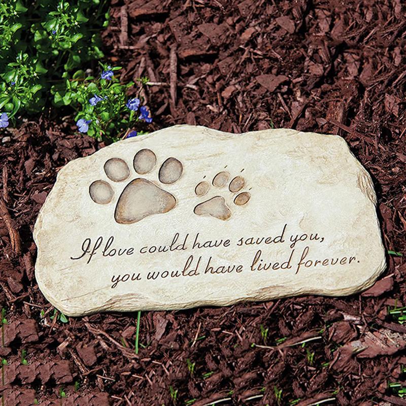 Puppy Gravestone Pet Memorial Stone Grave Pet Tombstone Memorial Garden Decoration Ornaments Puppy Tombstone Stone Grave