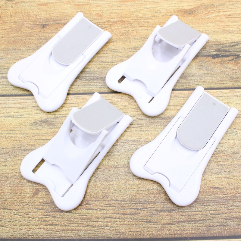 Q81A 4 Pcs Furniture Anchors Anti-tip Furniture Straps Adjustable Anti-Fall Buckle Cabinet Anchors Furniture Wall Anchors for