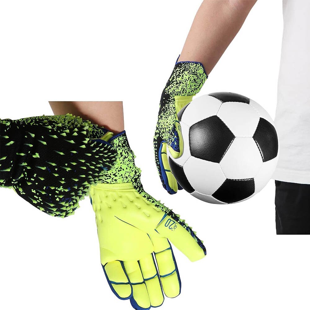 Torwarthandschuhe mit starkem Griff für Fußball-Torwarthandschuhe mit Größe 6/7/8/9/10 Fußballhandschuhe für Kinder, Jugendliche und Erwachsene