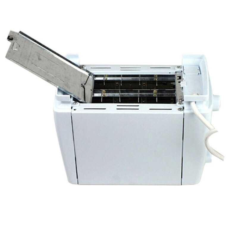 SANQ 2 Slices Slots Stainless Steel Automatic Electric Bread Toaster Mini Household Breakfast Baking Bread Machine EU Plug: Default Title