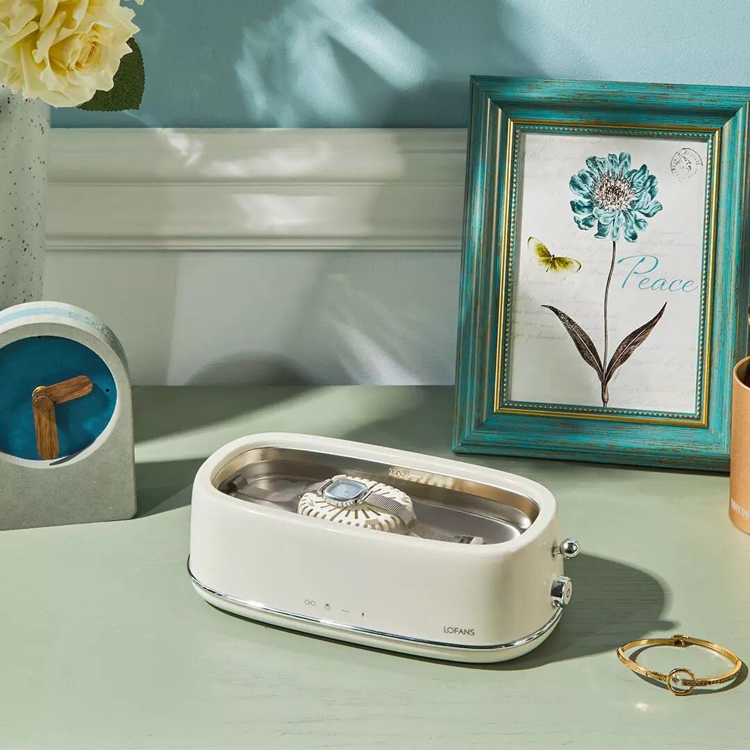 Lofans C3 Ultrasonic Cleaning Machine Portable High Frequency Vibration Cleaning Machine Jewelry Glasses Watch Cleaning