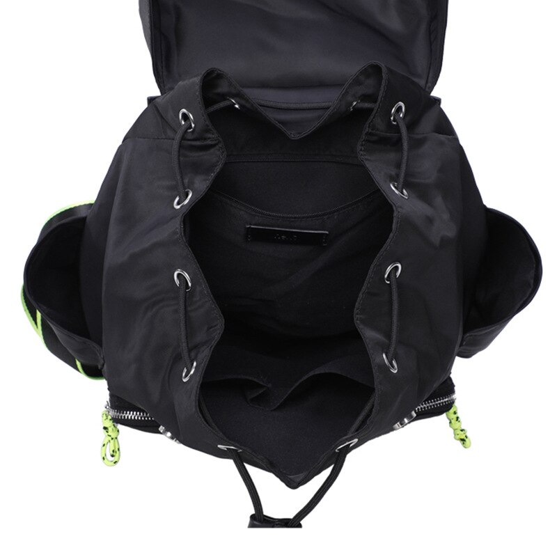 Mochila de Nylon con múltiples bolsillos para mujer, morral cruzado de viaje para chica