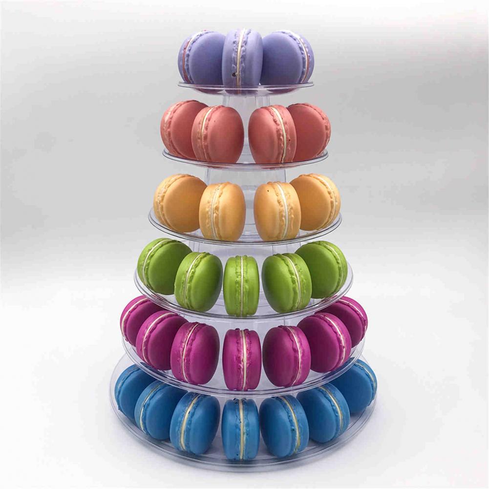 3/4/5/6 Tier Cake Houder Ronde Acryl Cupcake Cake Stand Monteren Demonteren Thuis Verjaardag Gereedschap Party Stand decoratie