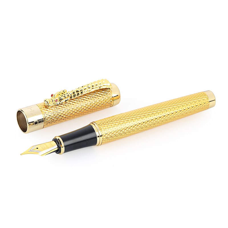Pluma estilográfica Jinhao 1200 de de dragón oriental de lujo, bolígrafos de tinta para de negocios y oficina, útiles de papelería para escritura y escuela
