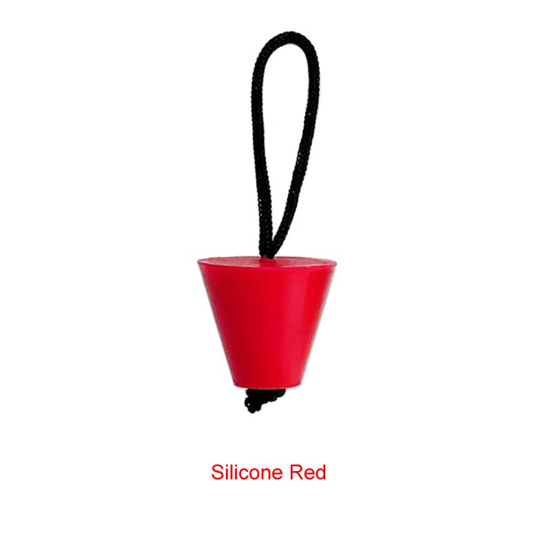 6X Universal Scupper Plug Stopper Bung Drain Holes Accessories Dinghy Kayak Inflatable Boat Canoe Rowing Marine Boat Cord Rope: Silicone Red