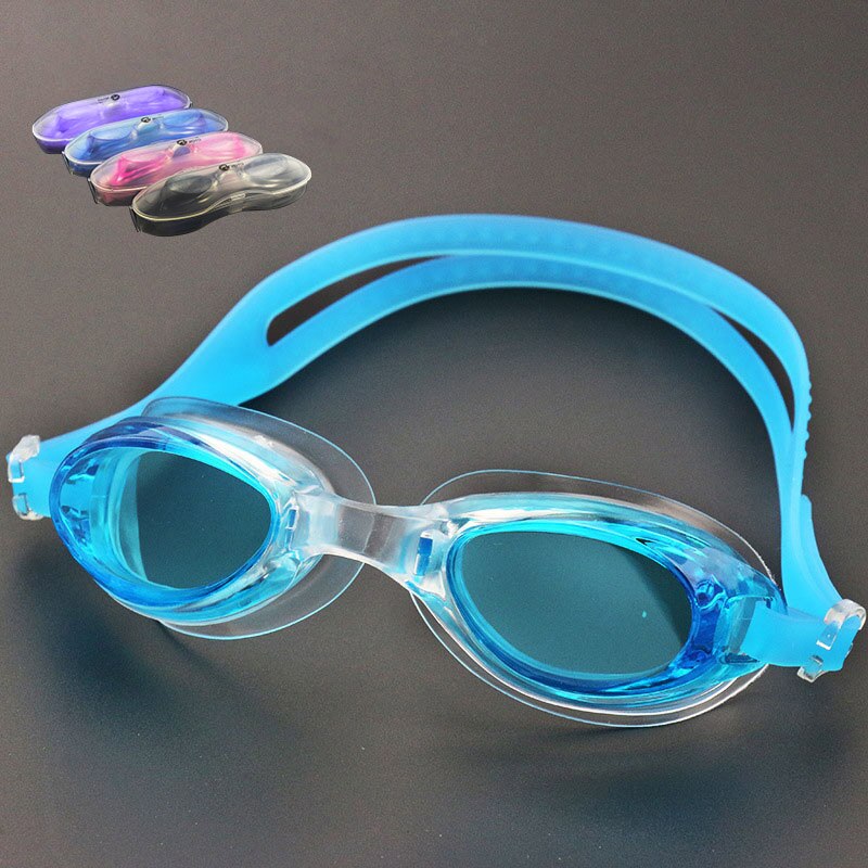 Høj børne anti fog svømmebriller uv farvet linse dykker svømmebriller hund 88