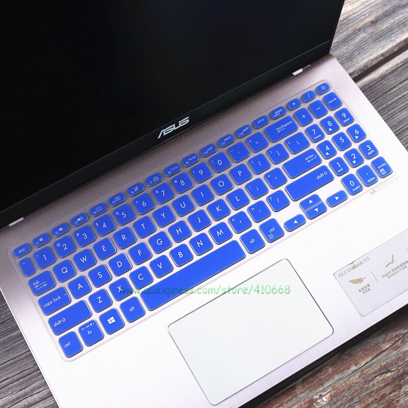 Silicone Laptop Keyboard Cover Skin For Asus Vivobook 15 ASUS VivoBook 15 M515UA M515U M515D M515DA M515 DA UA 15.6 Inch: Dark Blue