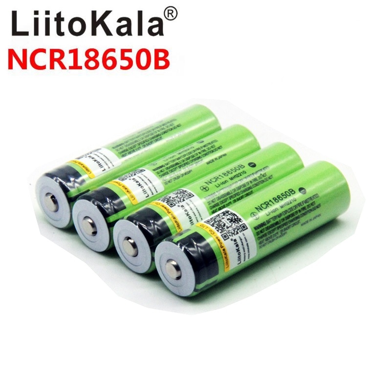 Liitokala 18650 3400 Mah Originele NCR18650B 3000 3400 Oplaadbare Li-Ion Batterij Voor Zaklamp