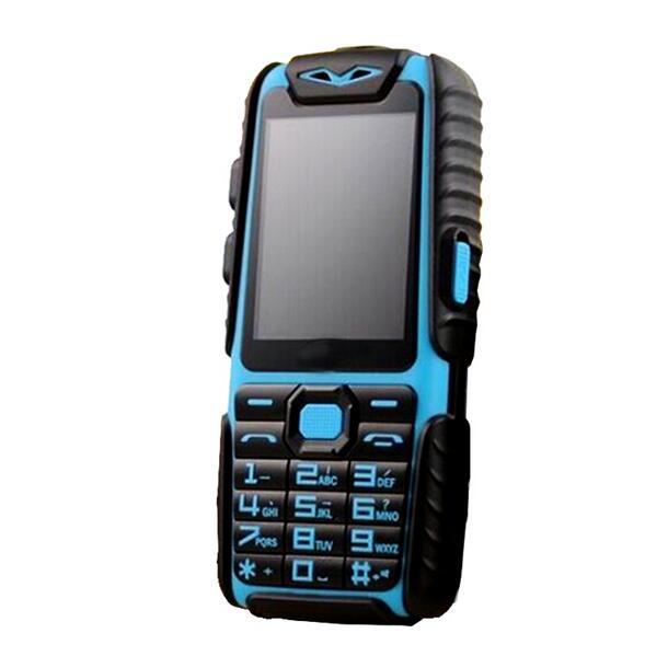 Guophone A6 9800mAH Power Bank Mobile Phones 2.4" Loud Speaker Strong Flashlight With Russian Keyboard Elderly Cellphone