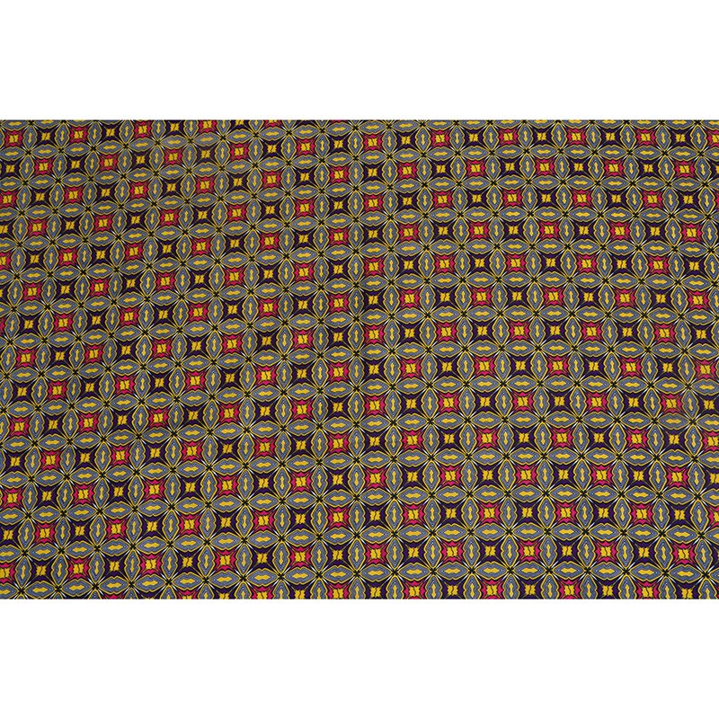 Nigeria wax african clothing 100% polyester Holland printed fabric 6 yard