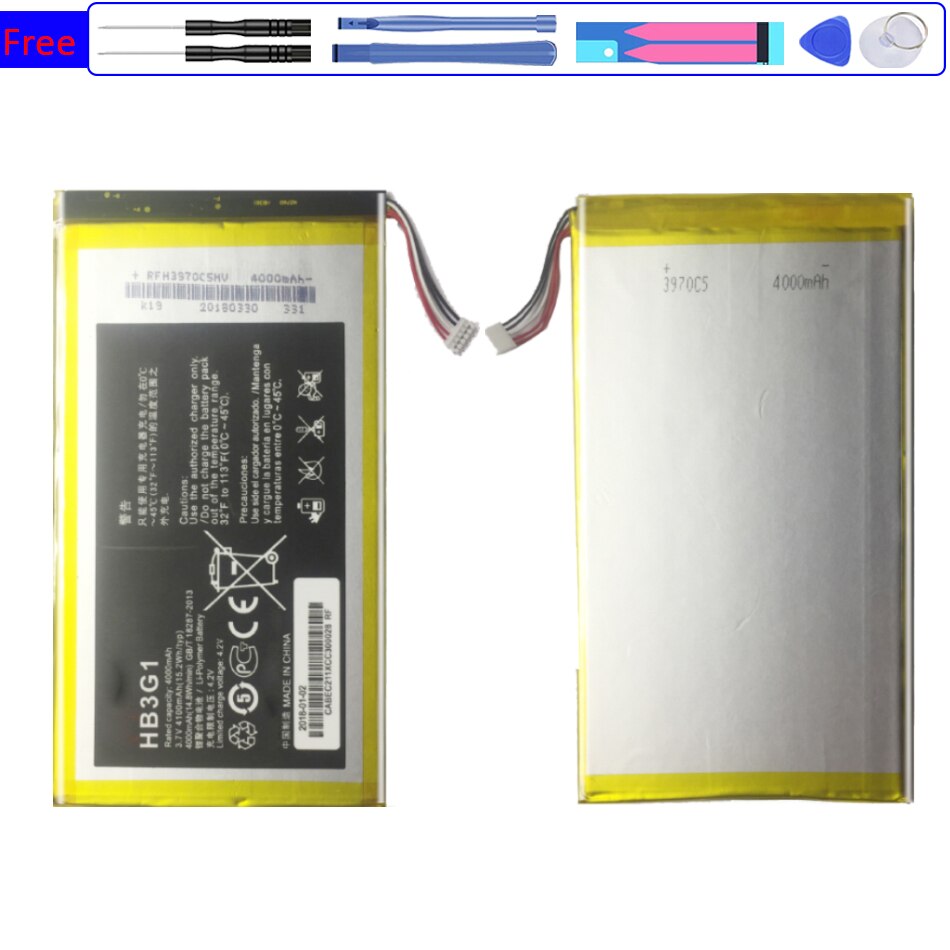 HB3G1/HB3G1H batterie 4000mAh Für Huawei S7-303 S7 303 S7-931 T1-701u S7-301w MediaPad Medien Pad 7 Lite/7 lite s7-301u S7-302