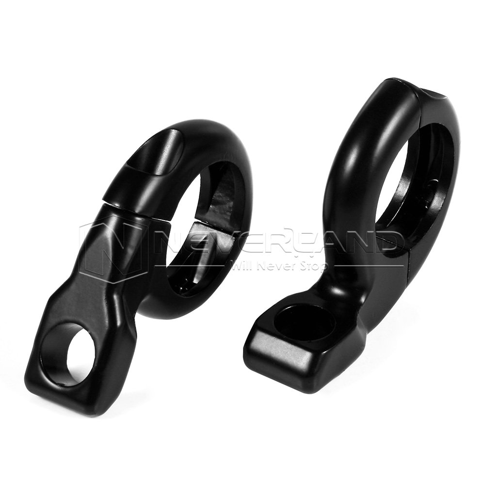 Aluminium moto 1 pouce 25mm clignotant lumière guidon support de montage pince-On rétroviseur adaptateur de montage