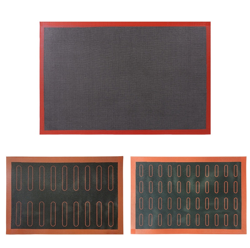 NonStick Silicone Mat Pastry Puff Perforated Liner Pad Macaron Cookie Bread Mold Bakeware Oven Sheet For Baking Tools