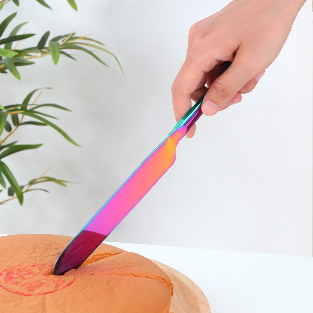 1/3PCS Stainless Steel Cake Shovel Set Bread Pizza Knife Dessert Pie Divider Cutter Spatula Server Baking Tool for Party Wedding