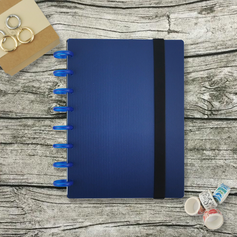 A5 Bule Loose Leaf Notebook Concise Style Notepad Stationery Planner Writing Paper for Students School Office Supplies