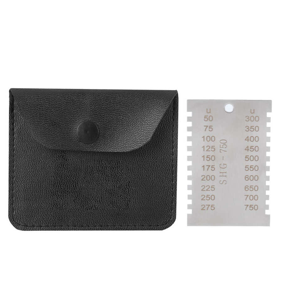 Rectangular thickness gauge wet film comb measuring tool High With cloth bag to measure the thickness of wet film coatings