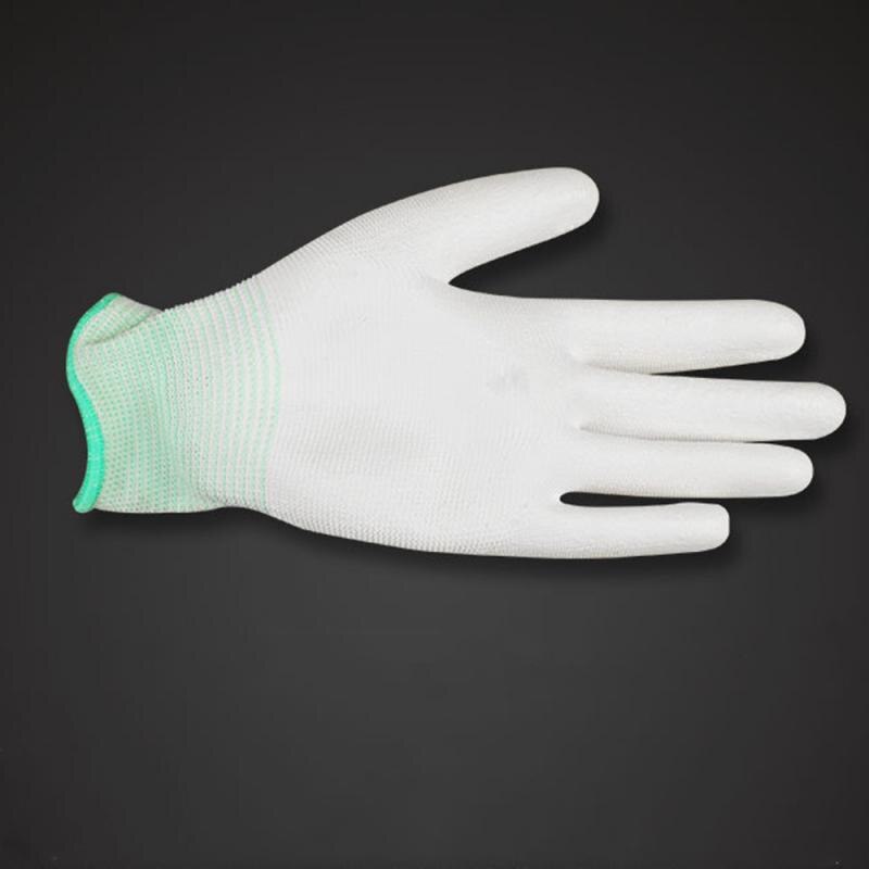 1 paire Antistatique Antidérapant Gants PU Ordinateur Réparation ESD Travailleur Électronique Nitted Antistatique Gant Pour Ordinateur PC Réparation De Téléphone