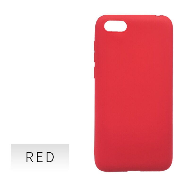 Honor 7a hoesje voor fundas huawei honor 7a dua -l22 hoesje 5.45 inch zachte tpu achterkant voor huawei  y5 telefoonhoesjes: Voor huawei  y5 2018 / Rood