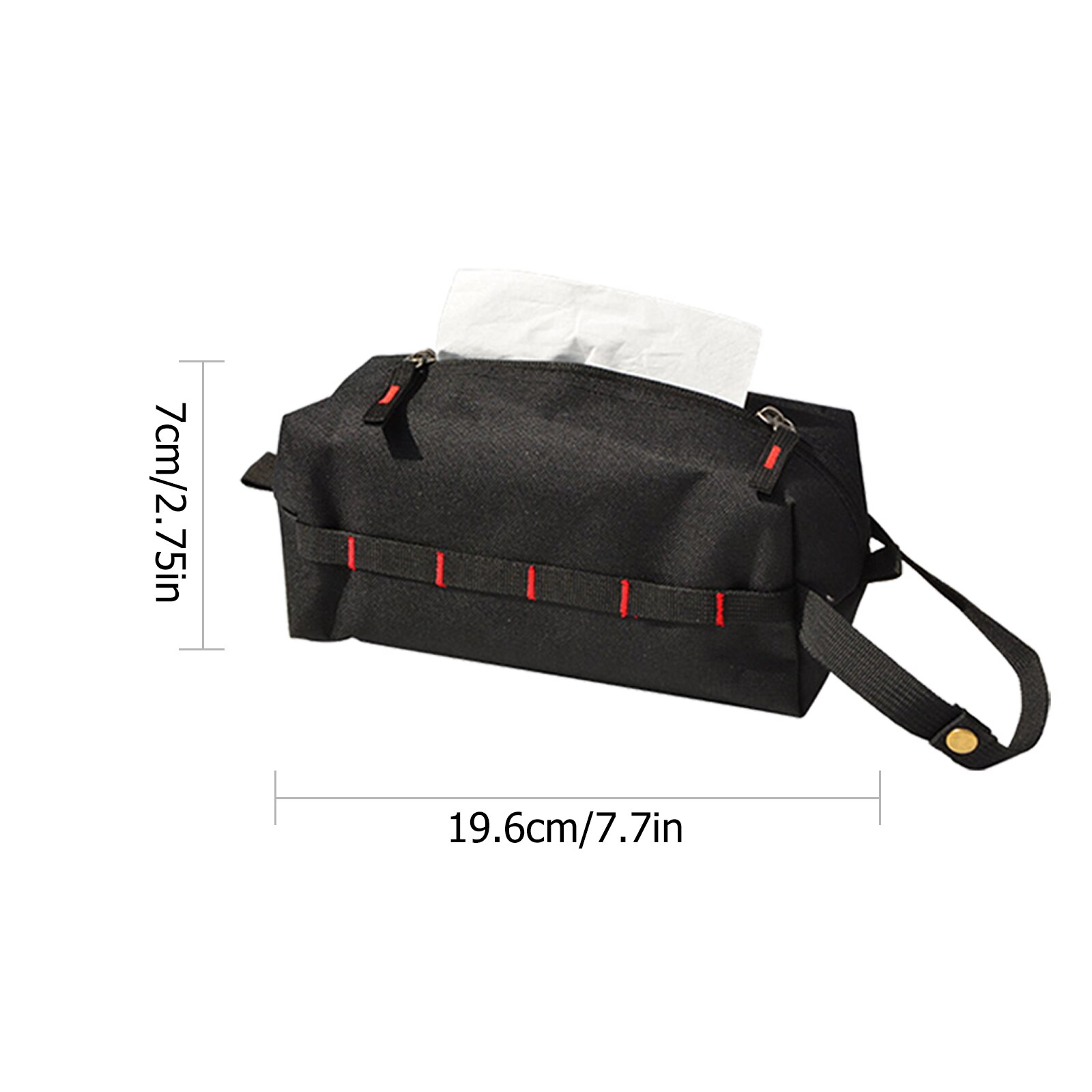 Caja de pañuelos de tela Oxford impermeable, dispensador de pañuelos faciales, bolsa de almacenamiento para acampar al aire libre y senderismo: E