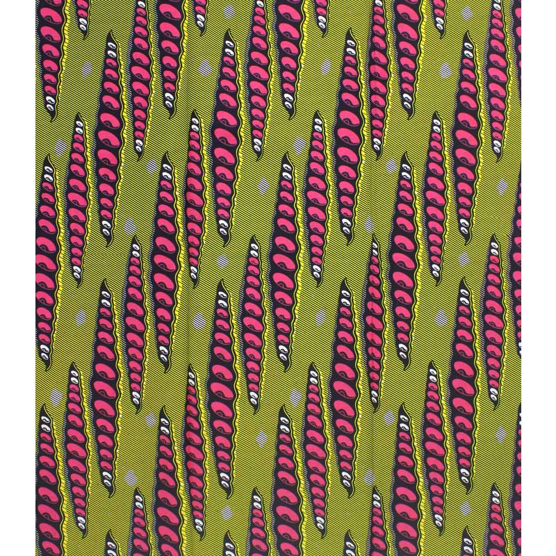 Tela de algodón encerado de estilo africano Nederlands , , tela de algodón, Material de tela africana de , 6 yardas