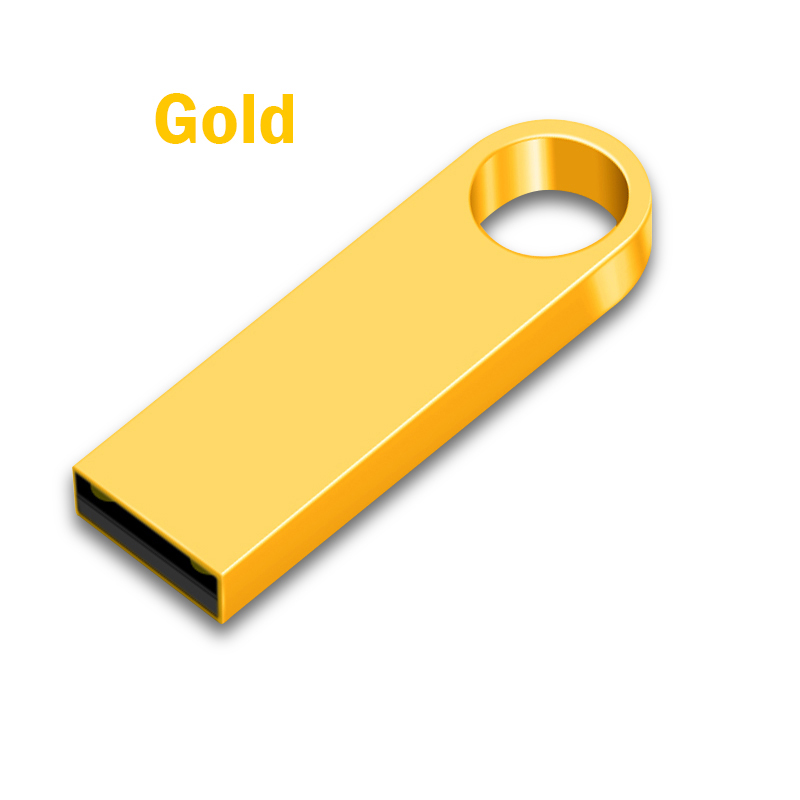 USB Flash Drive 2.0 Flash Pendrive 8GB 16GB 32GB 64GB 128GB Cle USB 2.0 Stick Pen Drive 128GB 64GB 32GB 16GB 8GB Darmowa wysyłka: Złota / 8GB